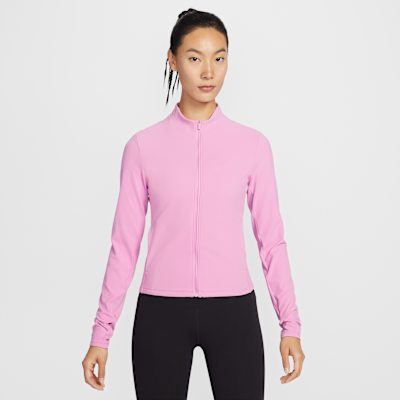 ぴんく Nike Zenvy Women's Dri-FIT Full-Zip Jacket. Nike ID